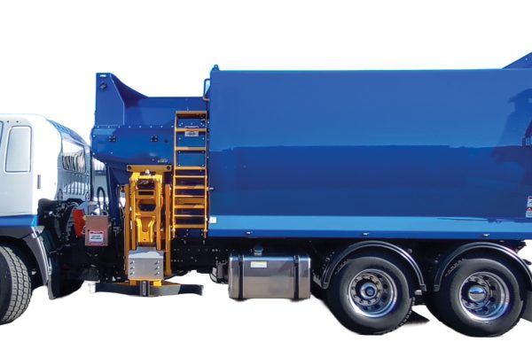 russ side loader waste collection vehicle
