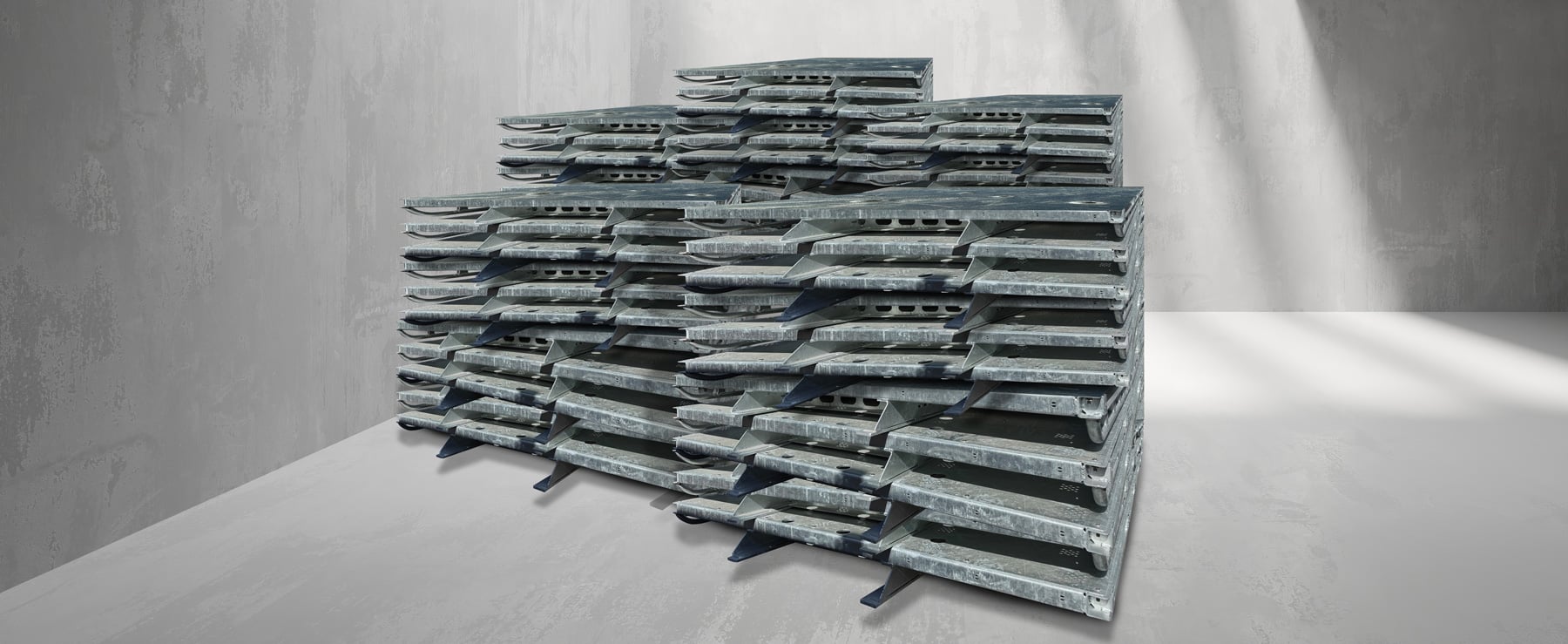 steel trays